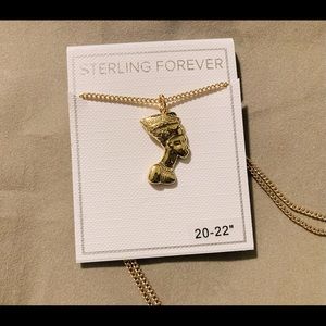 Sterling Forever Egyptian Pharaoh Pendant Necklace!